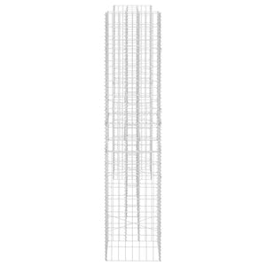 Gabbione Fioriera ad "H" in Filo di Acciaio 260x40x180 cm