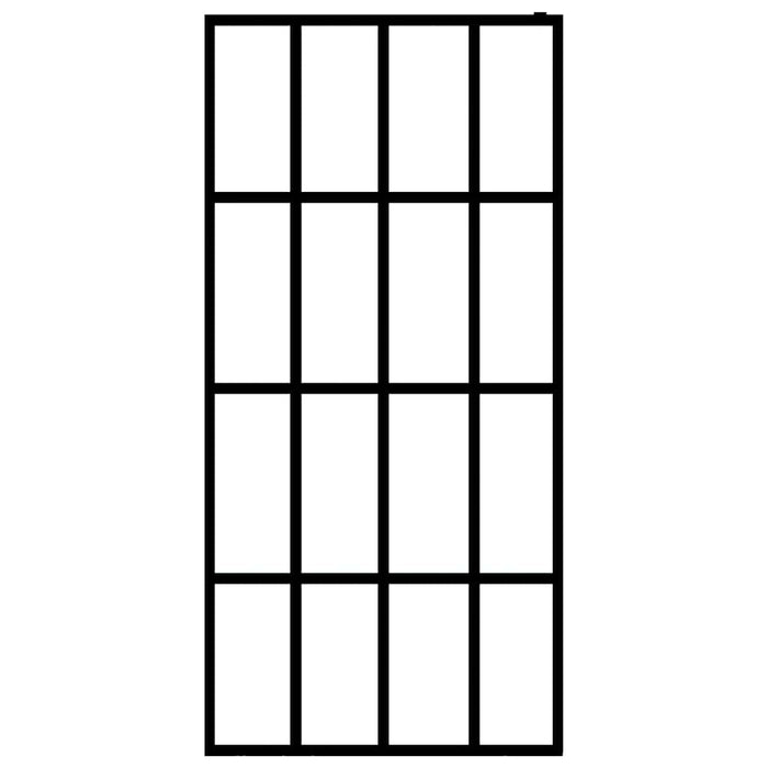 Cabina Doccia con Vetro Temperato Trasparente 140x195 cm 145678