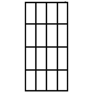 Parete doccia cabina doccia parete doccia parete divisoria doccia casa bagno interno robusto vetro temperato satinato 90 x 195 cm 02_0003078