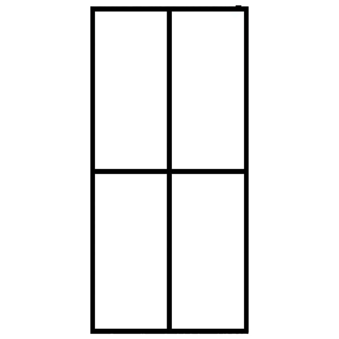 Cabina Doccia con Schermo in Vetro Temperato Glassato 90x195 cm cod mxl 46159