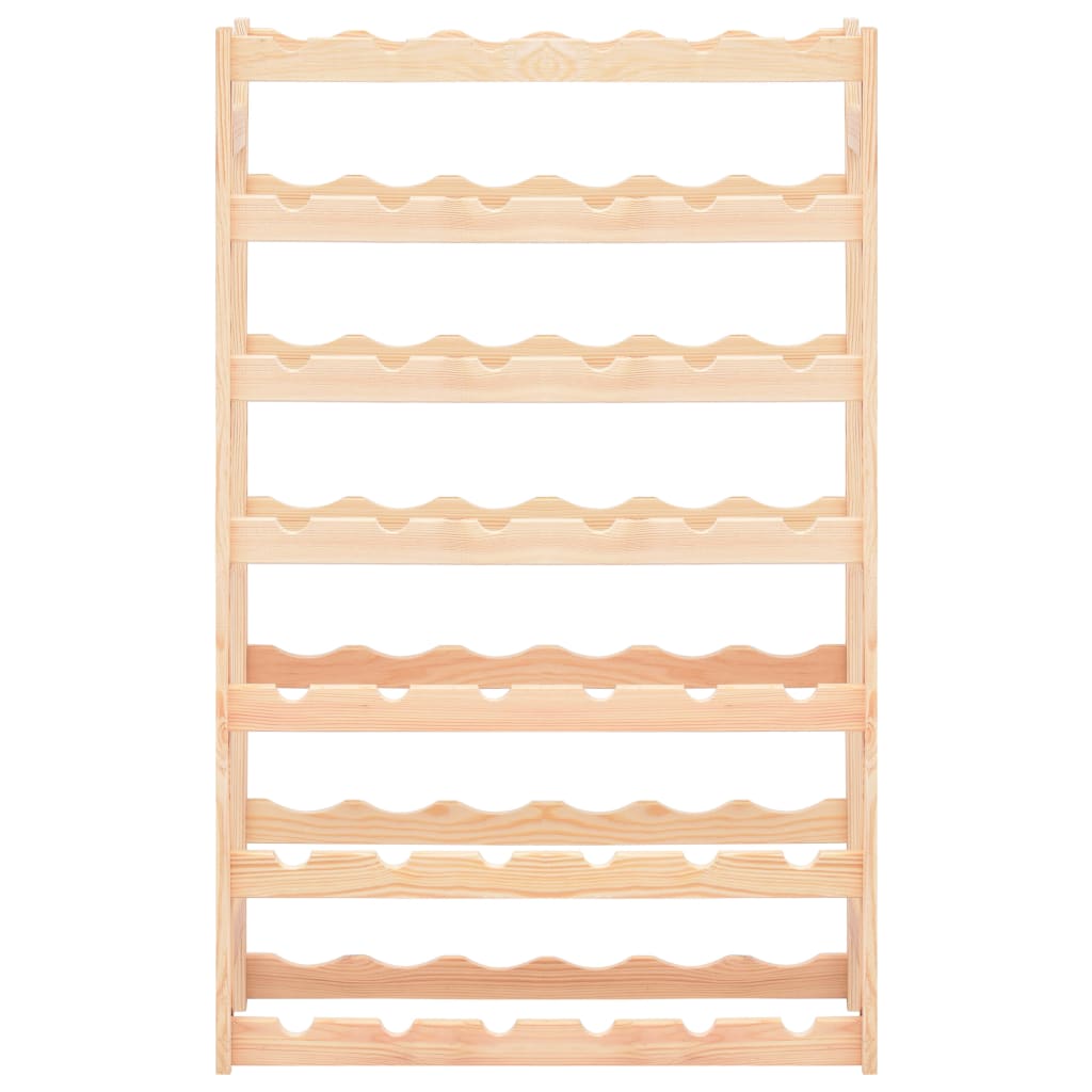 Portavini da 42 Bottiglie in Legno di Pino 286195