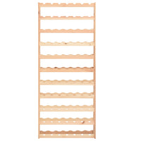 Portavini da 77 Bottiglie in Legno di Pino 286197