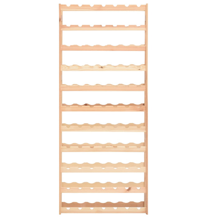 Portavini da 77 Bottiglie in Legno di Pino 286197