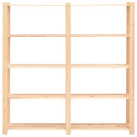 Scaffale a 5 Livelli 170x38x170 cm in Massello di Pino 500 kg 286198