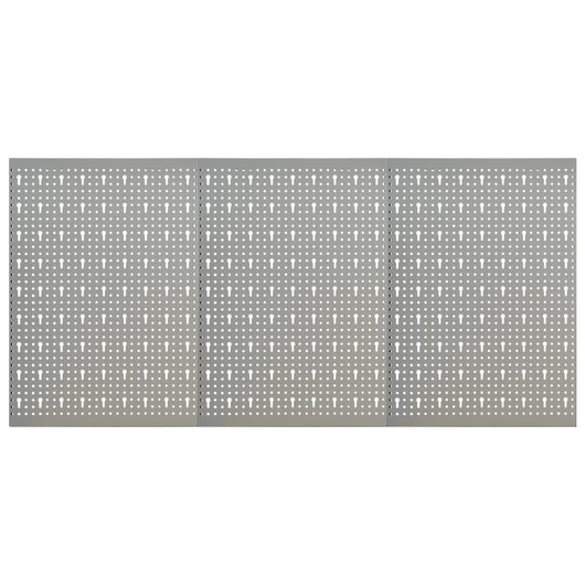 Pannelli per Utensili a Parete 3 pz 40x58 cm Acciaio cod mxl 73743