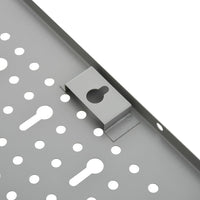 Pannelli per Utensili a Parete 3 pz 40x58 cm Acciaio 145349