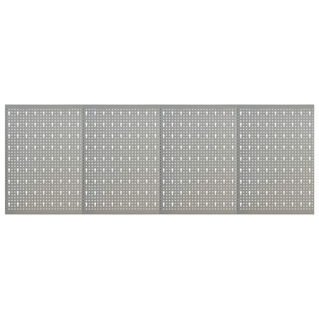 Pannelli per Utensili a Parete 4 pz 40x58 cm in Acciaiocod mxl 130242
