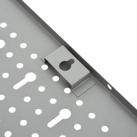 Pannelli per Utensili a Parete 4 pz 40x58 cm in Acciaio 145350