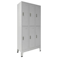 Armadio con Locker Grigio 45 x 90 x 180 cm 145364