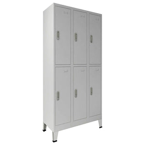 Armadio con Locker Grigio 45 x 90 x 180 cm 145364