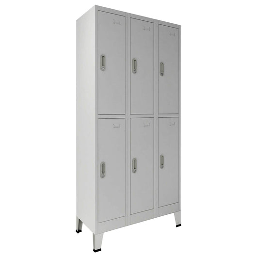 Armadio con Locker Grigio 45 x 90 x 180 cm 145364