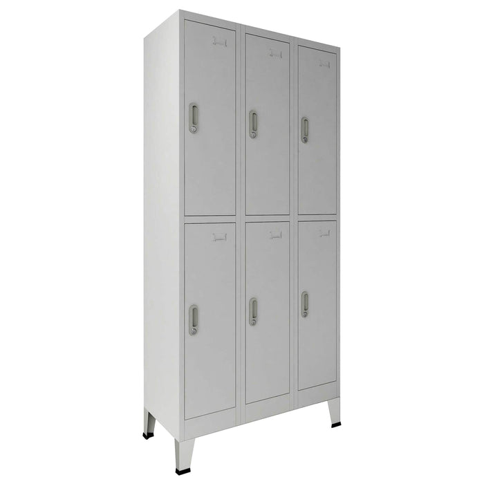 Armadio con Locker Grigio 45 x 90 x 180 cm 145364