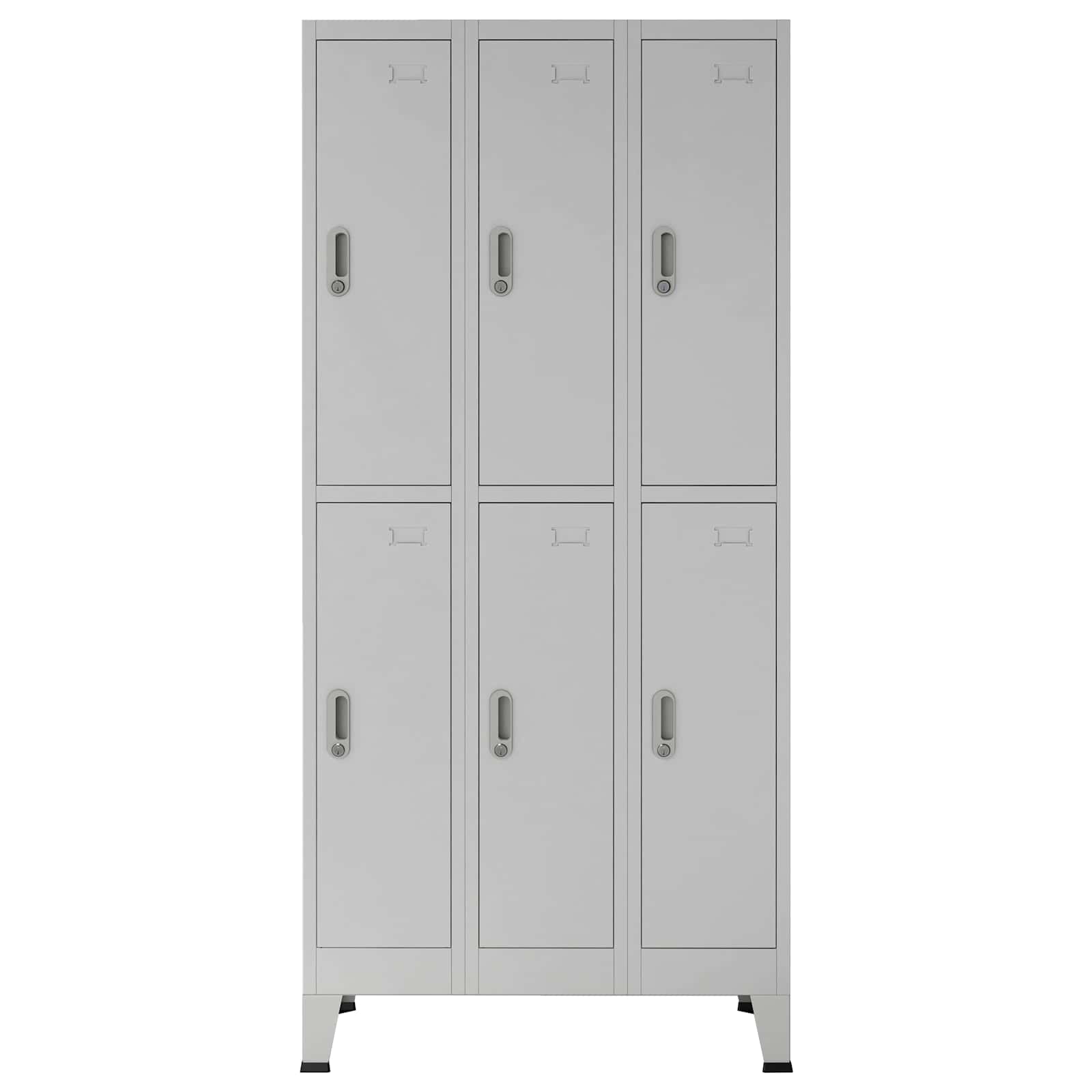 Armadio con Locker Grigio 45 x 90 x 180 cm 145364