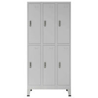 Armadio con Locker Grigio 45 x 90 x 180 cm 145364