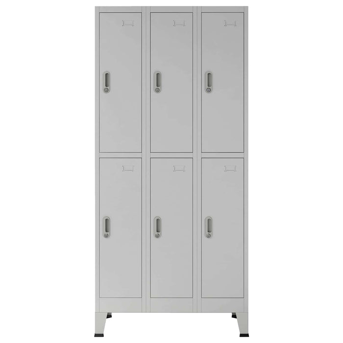 Armadio con Locker Grigio 45 x 90 x 180 cm 145364