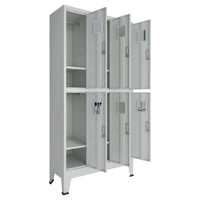 Armadio con Locker Grigio 45 x 90 x 180 cm 145364