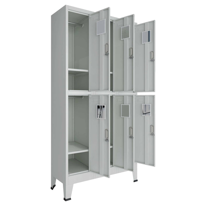 Armadio con Locker Grigio 45 x 90 x 180 cm 145364