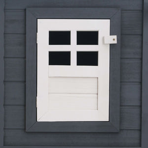 Pollaio da esterno con 1 cassetta nido 202 x 75 x 98 cm legno grigio 02_0001698