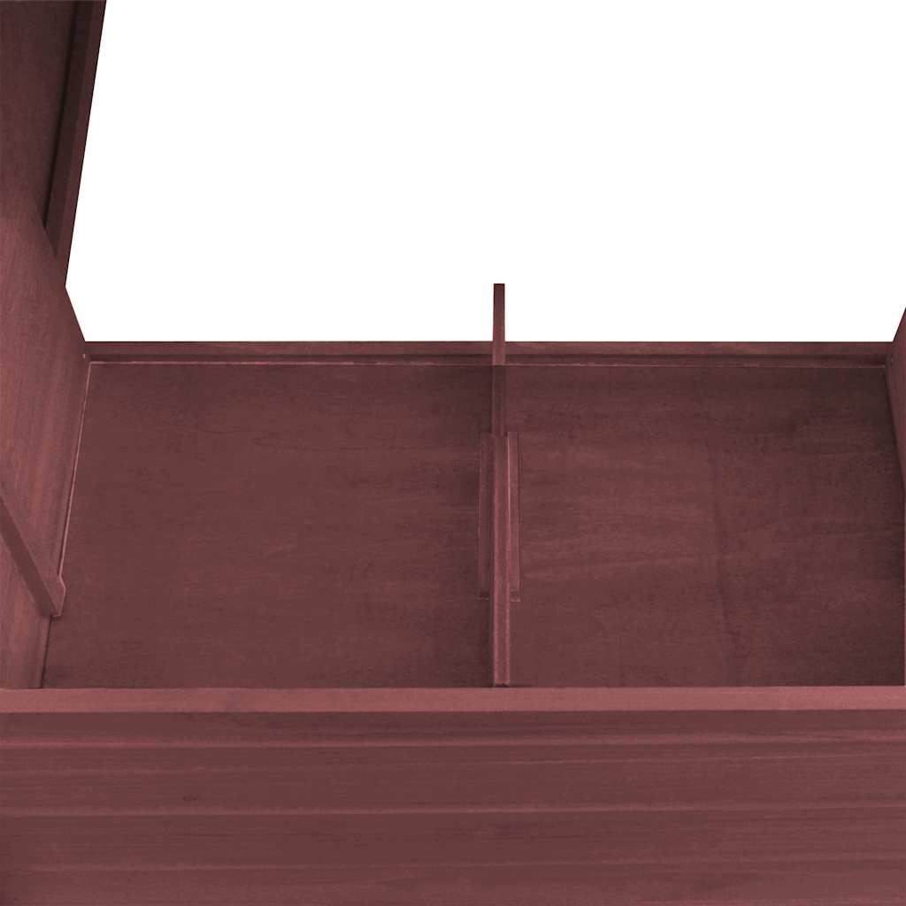 Pollaio all'Aperto con 1 Casetta di Cova Marrone in Legno 170847