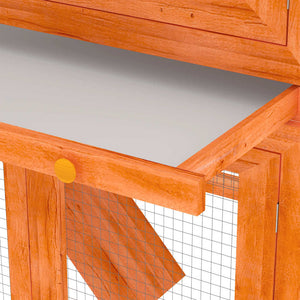 Conigliera a Due Piani in Legno 170849