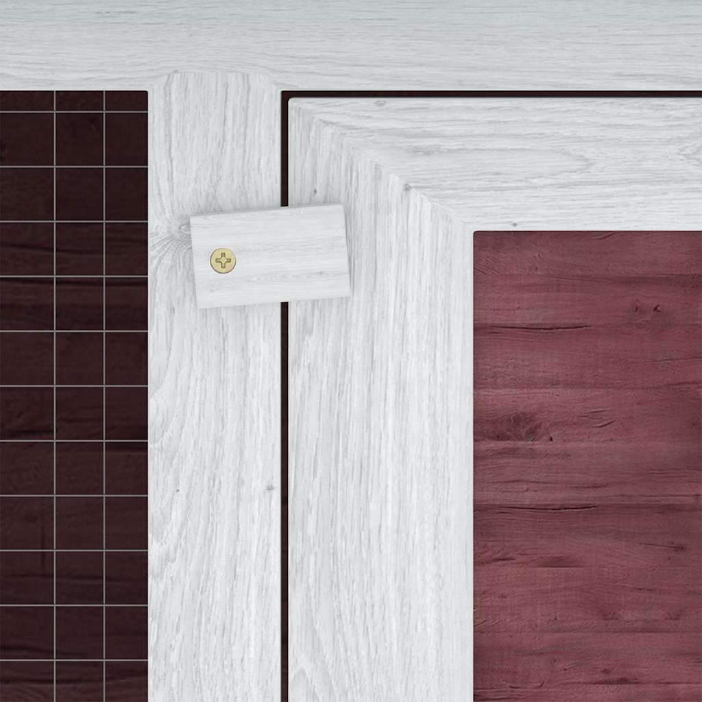 Conigliera a Due Piani Marrone in Legno 170850