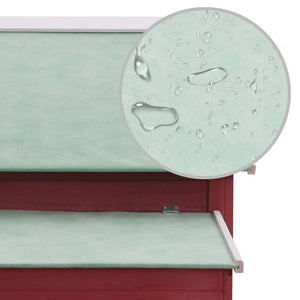 Pollaio Rosso 157x97x110 cm in Legno 170857