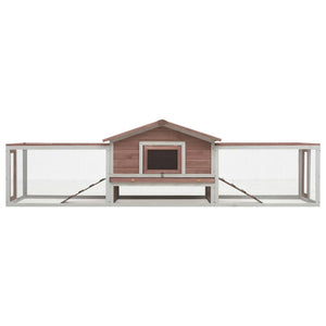 Conigliera Moca 310x70x87 cm in Legno Massello di Pino e Abete cod mxl 49146