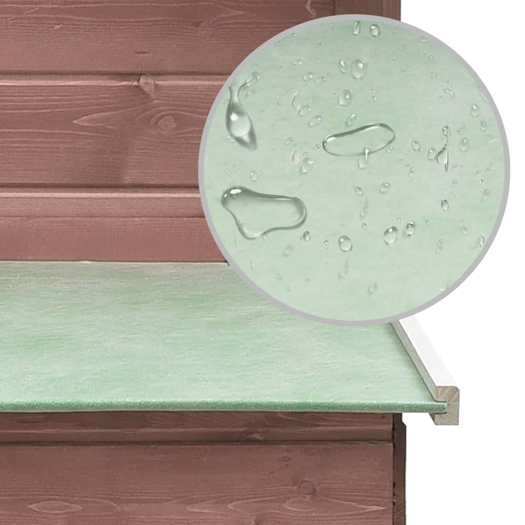 Pollaio 170 x 81 x 110 cm legno massello di pino e abete moka 02_0001705