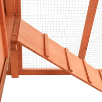 Pollaio con Casetta di Nidificazione in Legno Massello di Abete cod mxl 53233