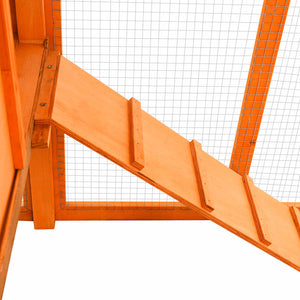 Pollaio con Casetta di Nidificazione in Legno Massello di Abete 170864