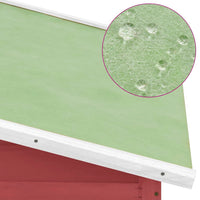 Pollaio con nido 191 x 67 x 117 cm legno massello di abete rosso e bianco 02_0001676