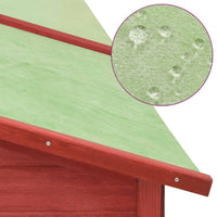 Gabbia da esterno 250 x 192 x 105 cm con binario bianco e rosso in legno di abete 02_0000598