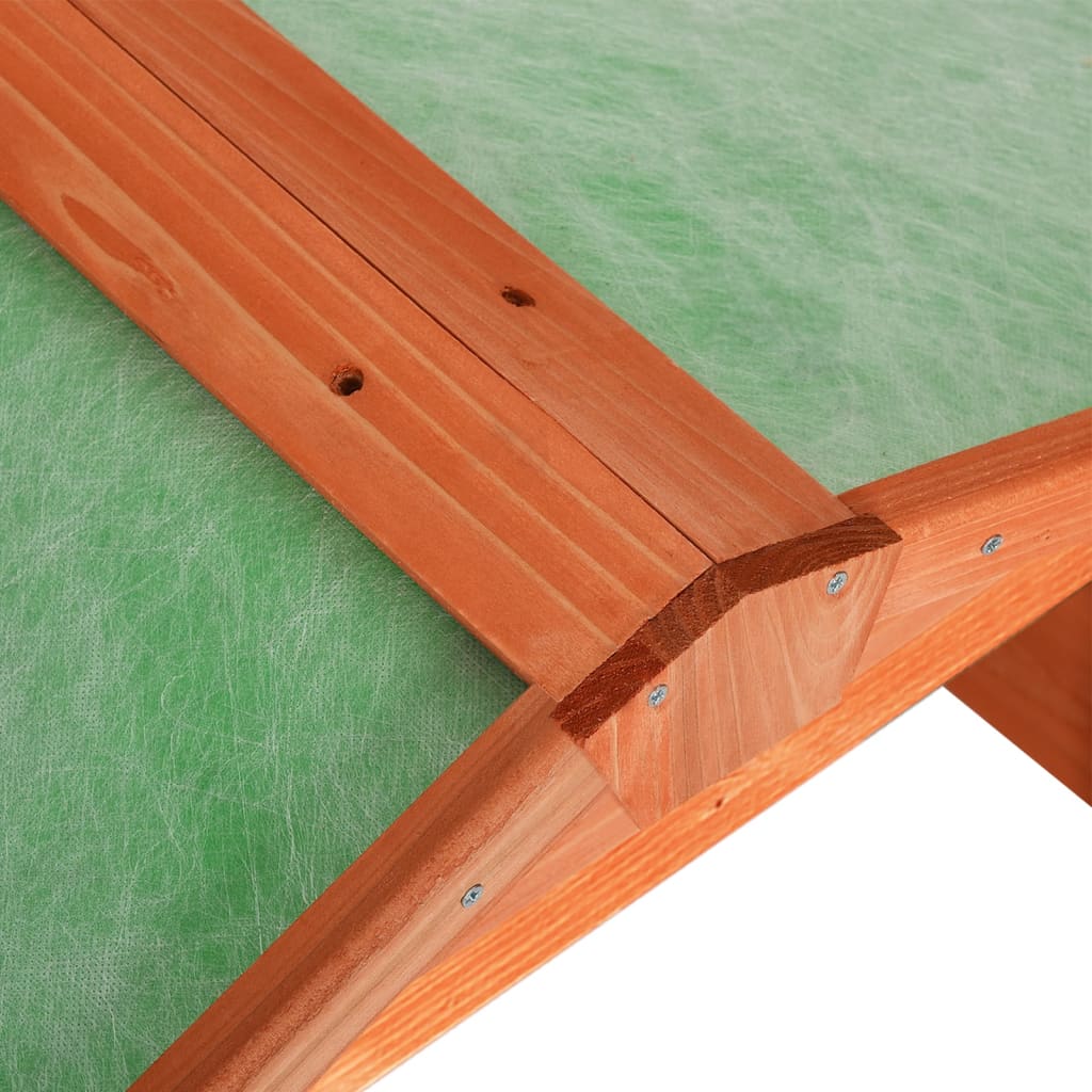 Casetta per Tosaerba Robotizzato 72x87x50 cm Massello di Abete 170878