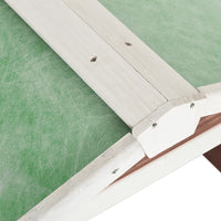 Casetta per Tosaerba Robotizzato 72x87x50 cm Mocca Bianca Abete 170880