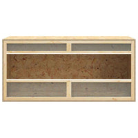 Terrario in Legno Multistrato 100x47x47 cm 170885