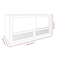 Terrario in Legno Multistrato 60x30x30 cm 170887