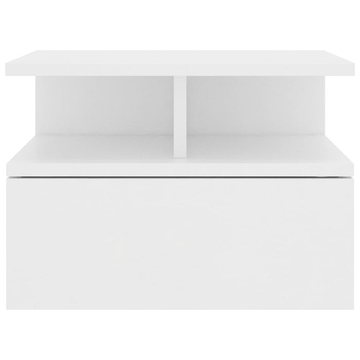 Comodini Pensili 2 pz Bianco 40x31x27 cm in Truciolato cod mxl 31308