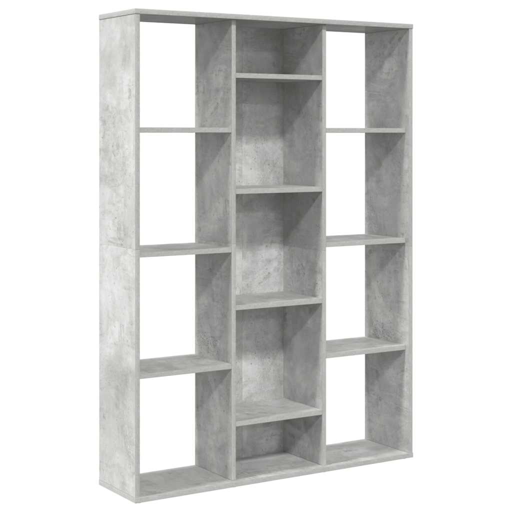 Libreria/Divisorio Grigio Cemento 100x24x140 cm in Multistrato cod mxl 66344