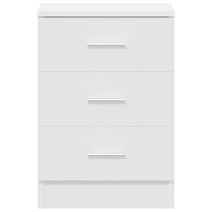 Comodini 2 pz Bianco 38x35x56 cm in Legno Ingegnerizzato cod mxl 51891