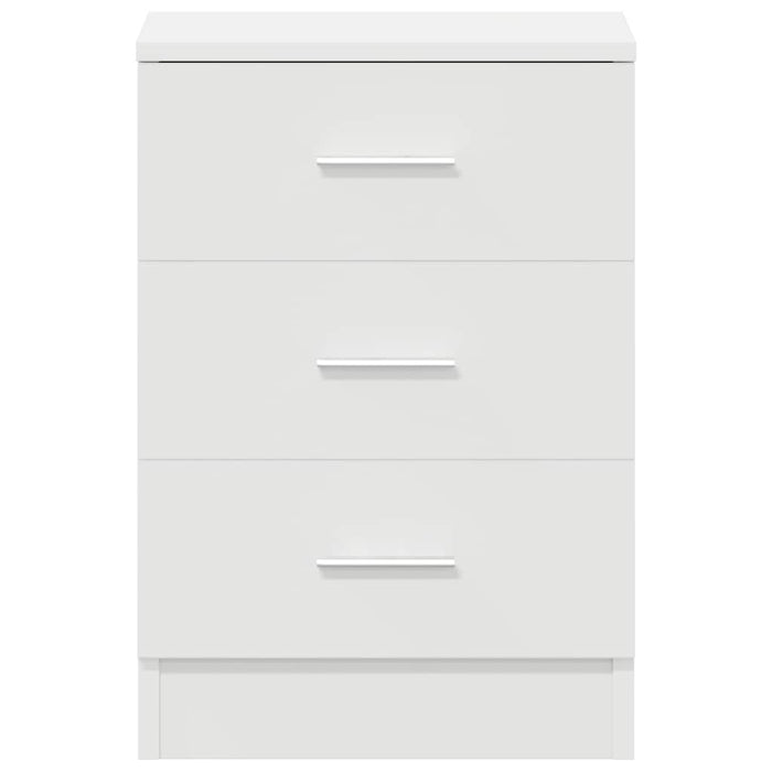 Comodini 2 pz Bianco 38x35x56 cm in Legno Ingegnerizzato cod mxl 51891