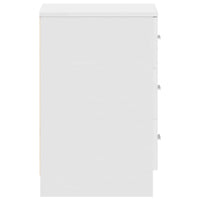 Comodini 2 pz Bianco 38x35x56 cm in Legno Ingegnerizzato cod mxl 51891