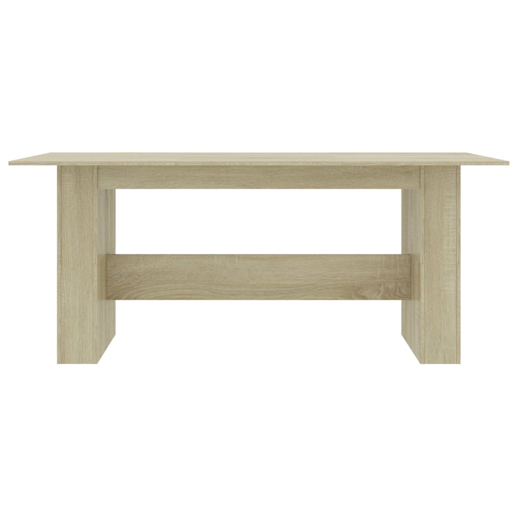 Tavolo da Pranzo Rovere Sonoma 180x90x76cm in Legno Multistrato 800471