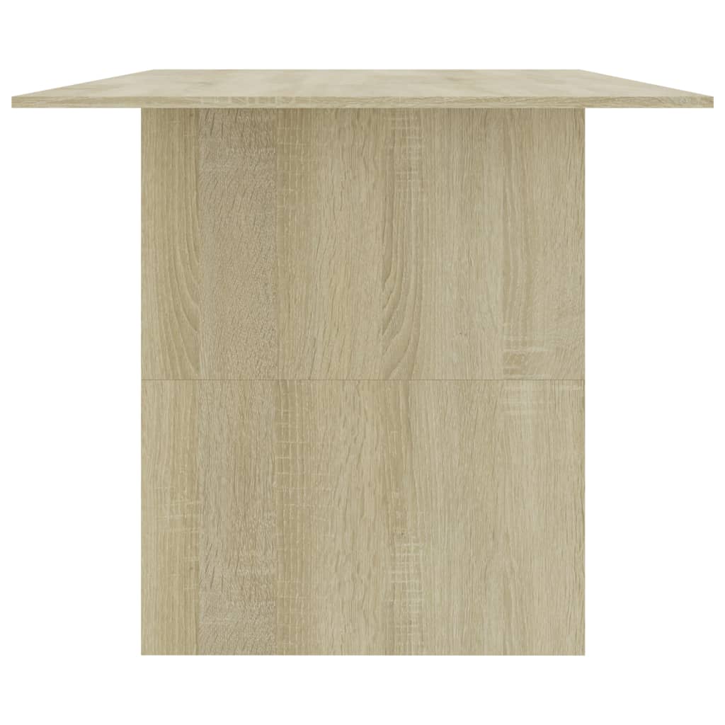 Tavolo da Pranzo Rovere Sonoma 180x90x76cm in Legno Multistrato 800471