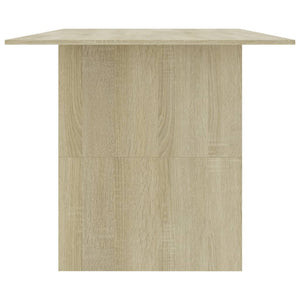 Tavolo da Pranzo Rovere Sonoma 180x90x76cm in Legno Multistrato 800471