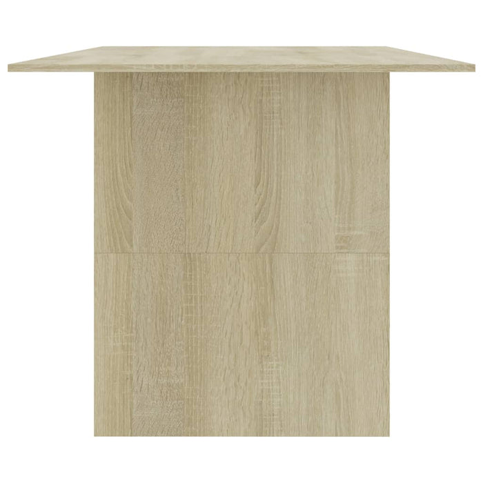 Tavolo da Pranzo Rovere Sonoma 180x90x76cm in Legno Multistrato 800471