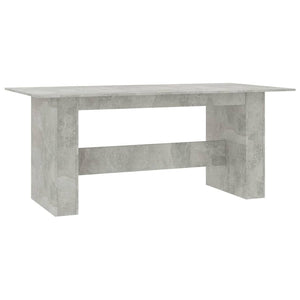 Tavolo da Pranzo Grigio Cemento 180x90x76 cm Legno Multistrato 800472