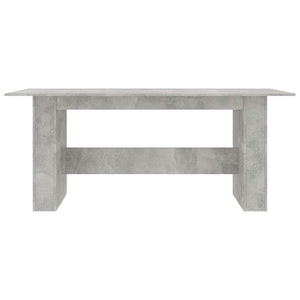 Tavolo da Pranzo Grigio Cemento 180x90x76 cm Legno Multistrato 800472