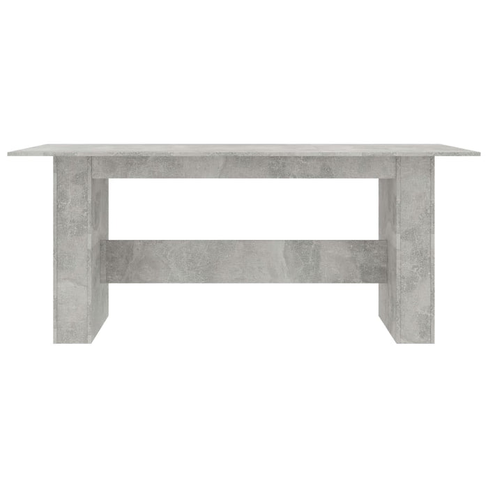Tavolo da Pranzo Grigio Cemento 180x90x76 cm Legno Multistrato 800472