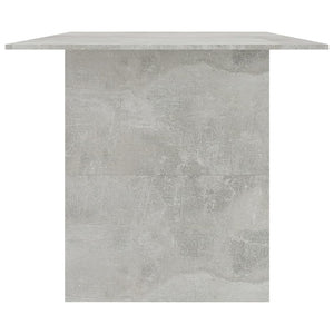 Tavolo da Pranzo Grigio Cemento 180x90x76 cm Legno Multistrato 800472