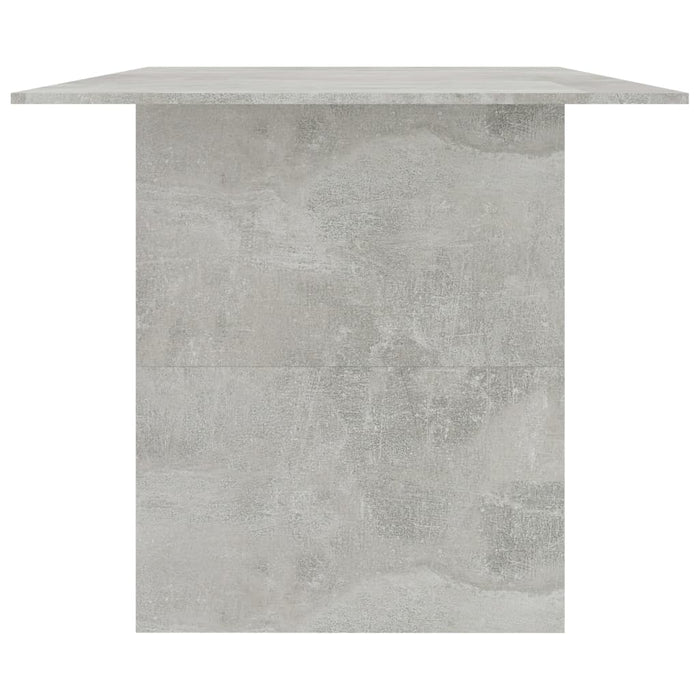 Tavolo da Pranzo Grigio Cemento 180x90x76 cm Legno Multistrato 800472
